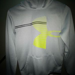 NWOT - NEVER WORN - Grey Under Armour Hoodie - YLG